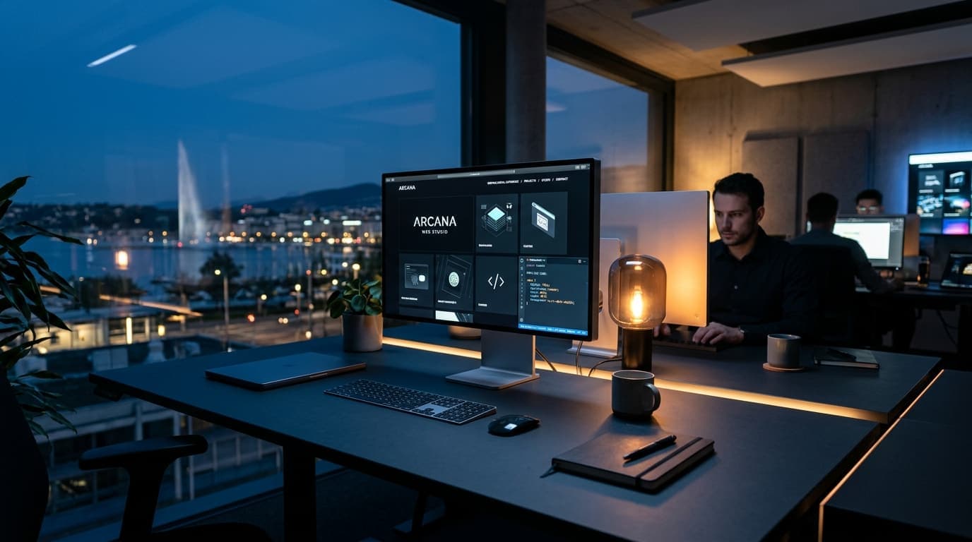 Modern high-performance website design for Swiss businesses by Klickstudio