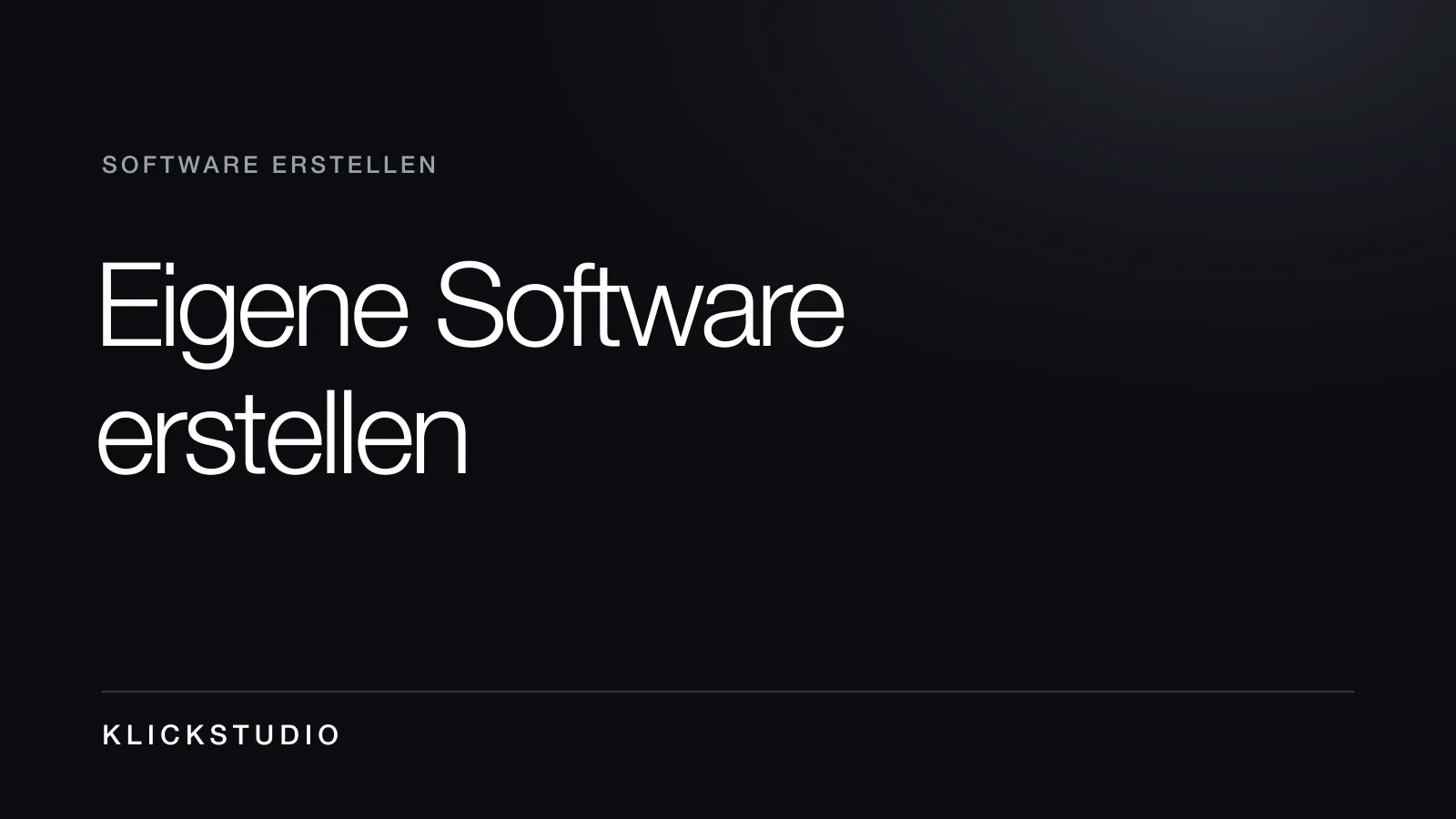 Eigene Software mit KI erstellen, ohne Entwickler zu sein