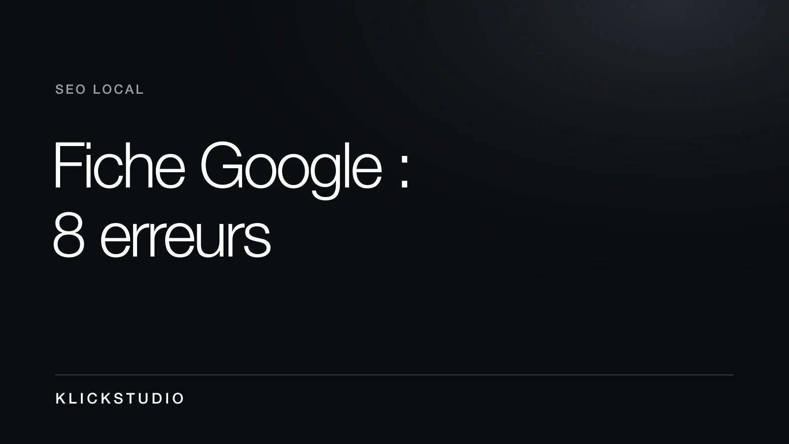 Fiche d’établissement Google d’une entreprise locale sur mobile