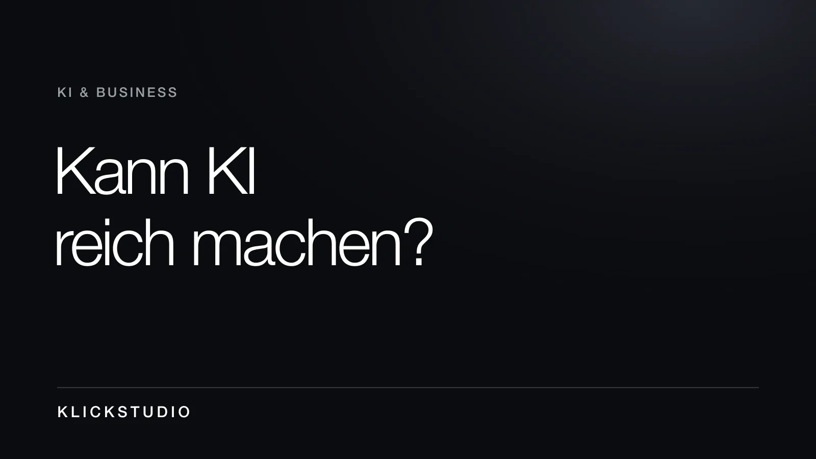 Kann KI reich machen: Mythen und Realität