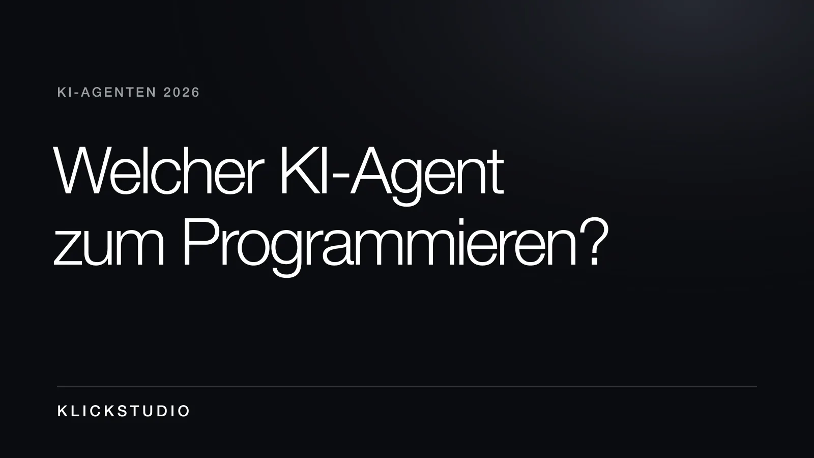 Vergleich der besten KI-Agenten zum Programmieren
