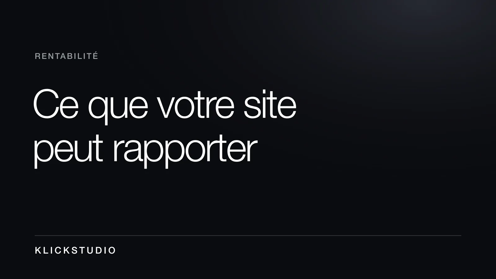 Calcul du retour sur investissement d’un site internet