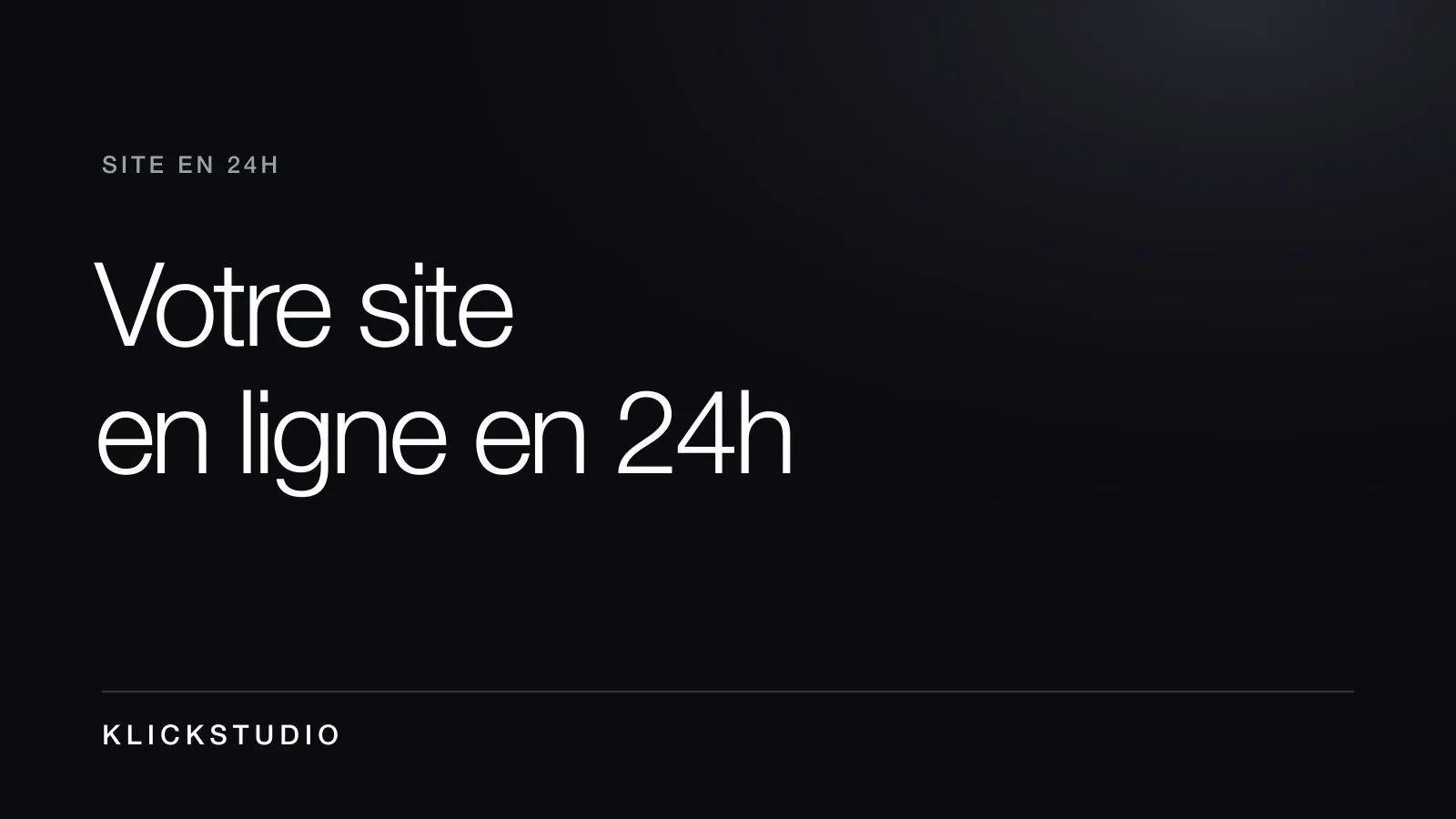 Chronomètre et site internet mis en ligne en 24 heures